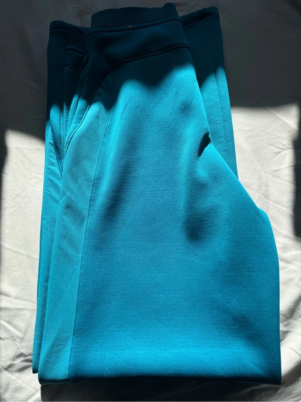 Nike court Dri-fit Women's Teal-Blue Wide-Leg Track Pants
